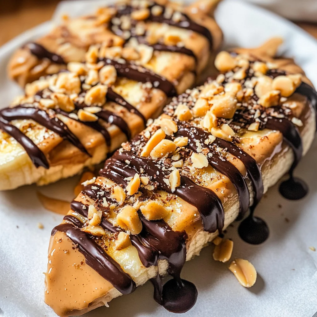 Frozen Banana Snickers