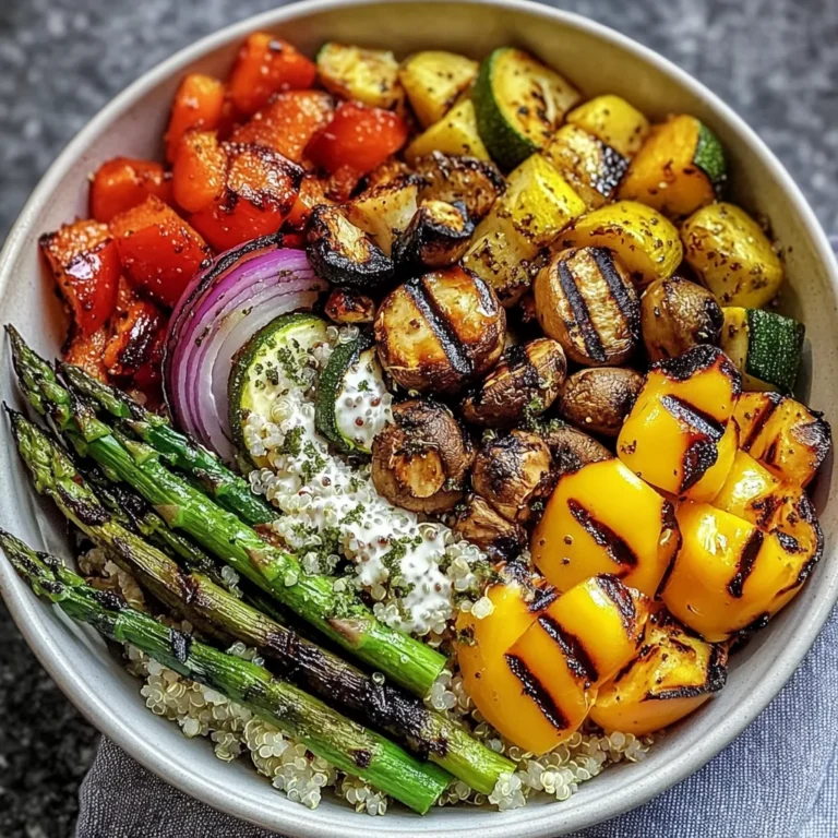 Grilled Veggie Bowl with Quinoa