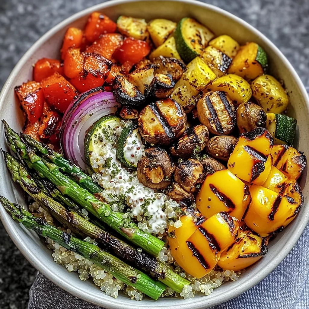 Grilled Veggie Bowl with Quinoa