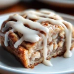 High-Protein Cinnamon Roll Baked Oatmeal