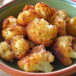 Parmesan Cauliflower Bites - Just 5 Ingredients