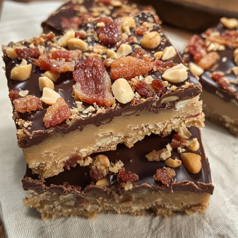 Peanut Butter-Turkey Bacon Bars