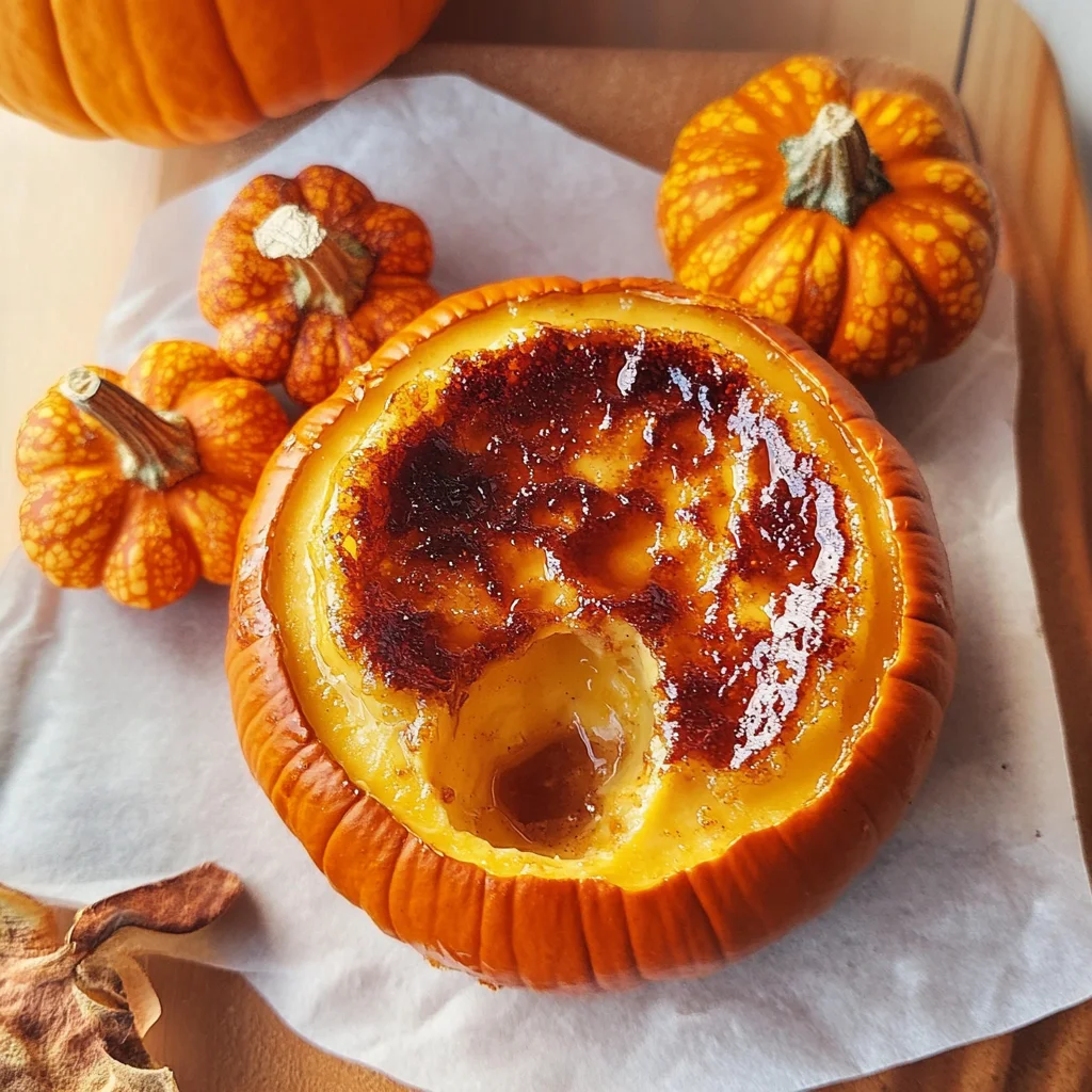 Pumpkin Spice Crème Brûlée