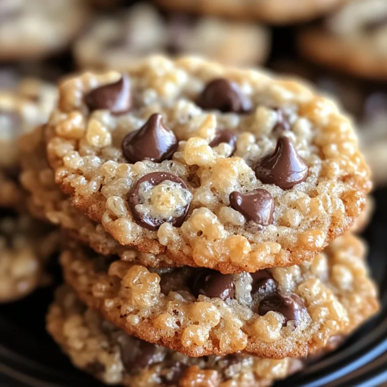 Rice Krispie Chocolate Chip Cookies