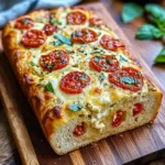 Savory Caprese Bread : A Fresh Italian Bread