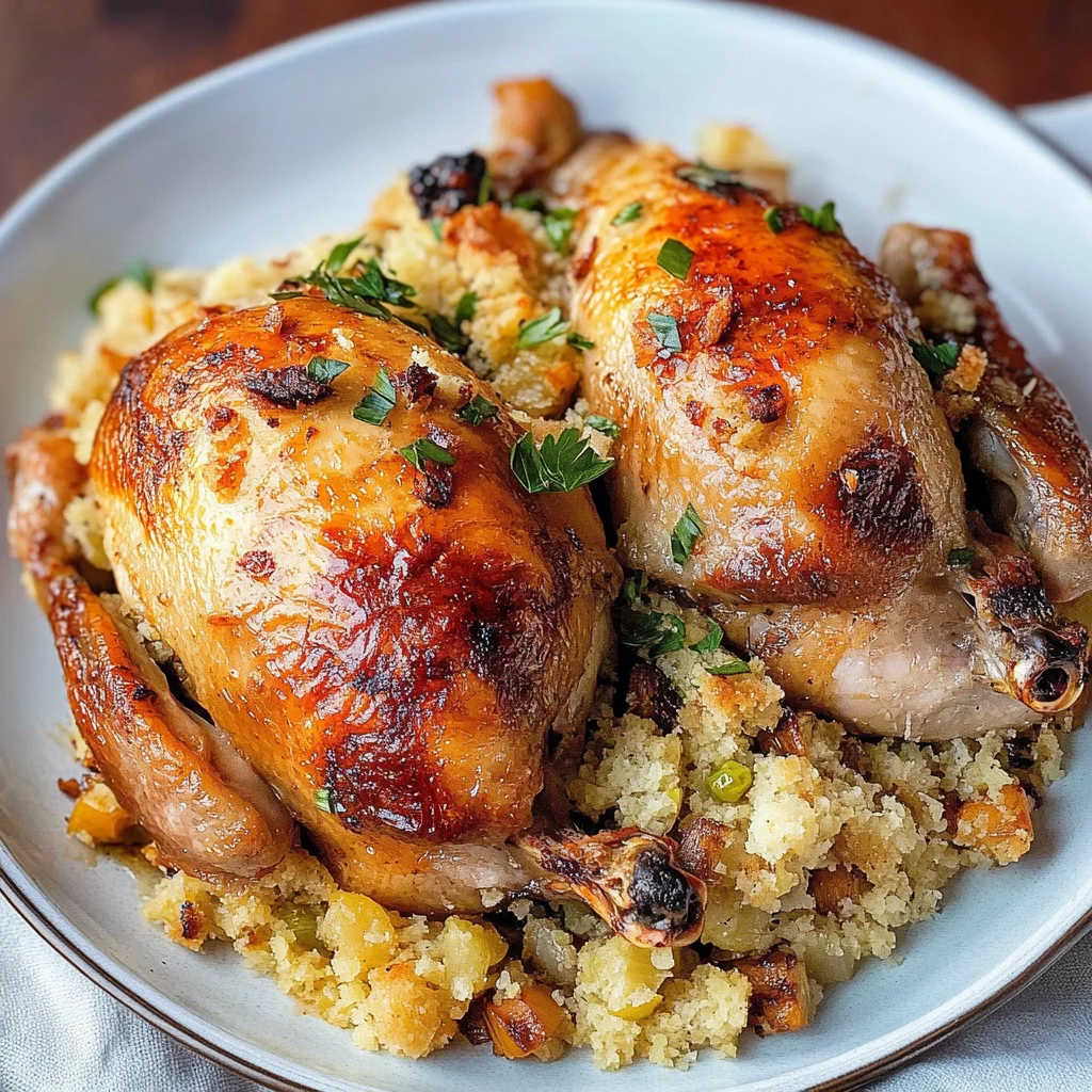 Stuffed Cornish Game Hens