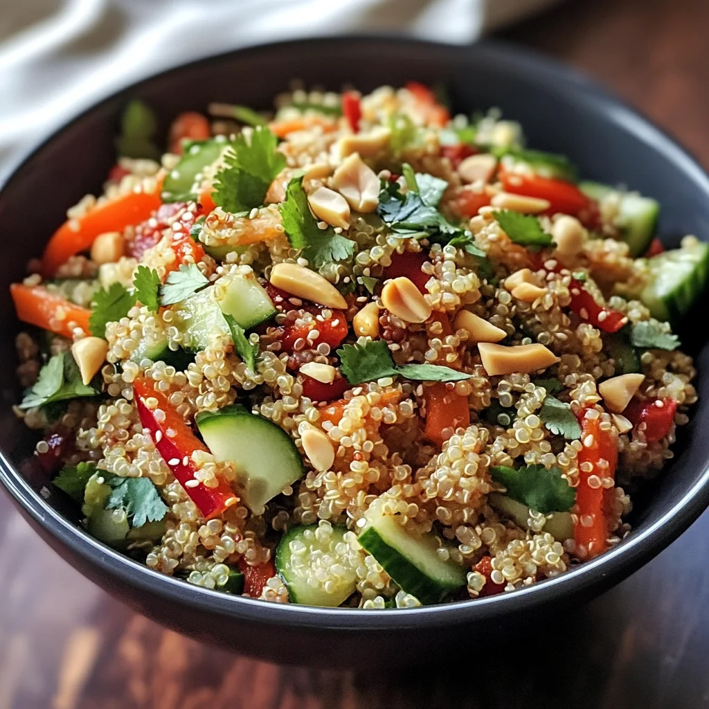 Thai Quinoa Crunch Salad: A Refreshing Healthy Delight!