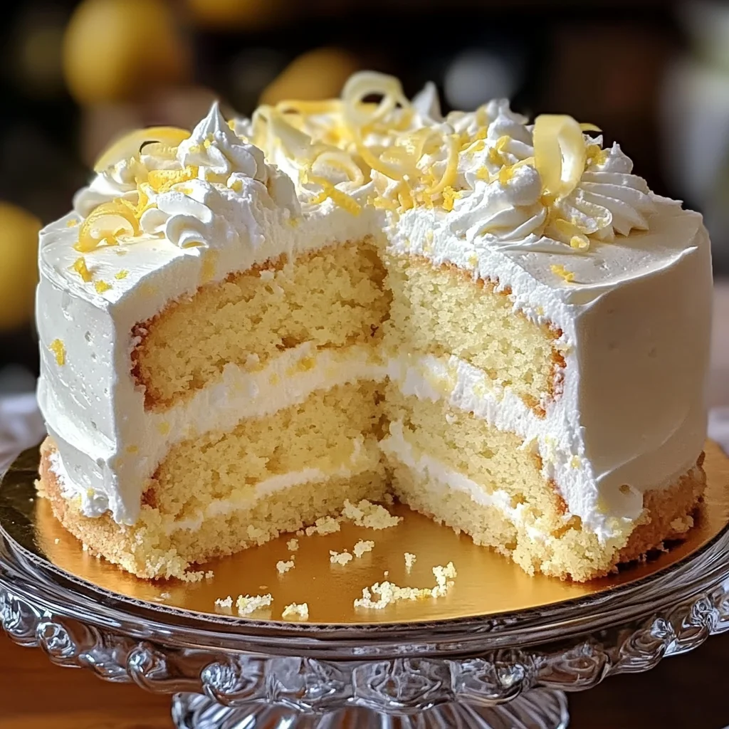Top 1 Italian Lemon Cream Cake : Irresistible and Luscious