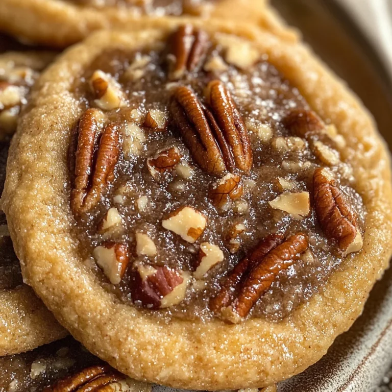 Vegan Pecan Pie Cookies